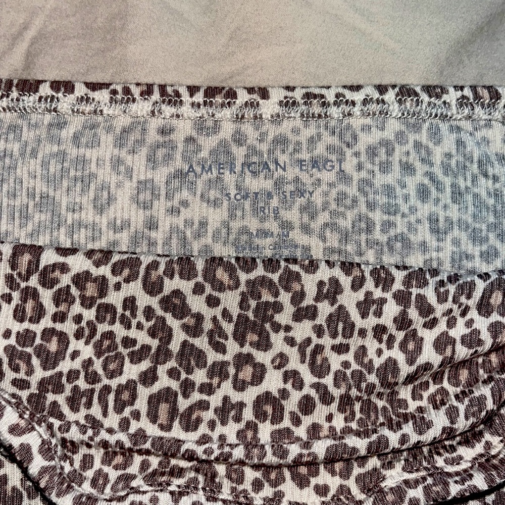 American Eagle, size M, cheetah print tube top